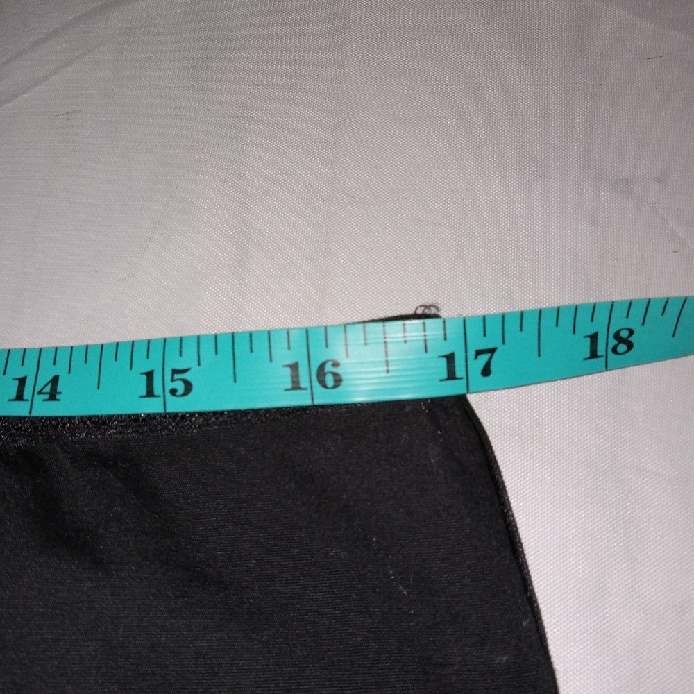 Cynthia Steffe Black Lined Cotton/Spandex Skirt 14 - Picture 9 of 9
